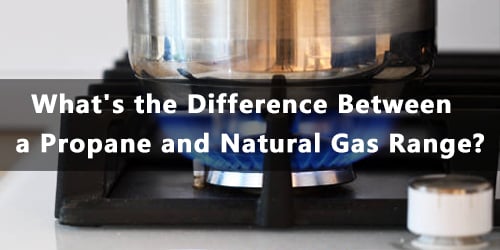 Qual é a diferença entre uma faixa de gás propano e gás natural