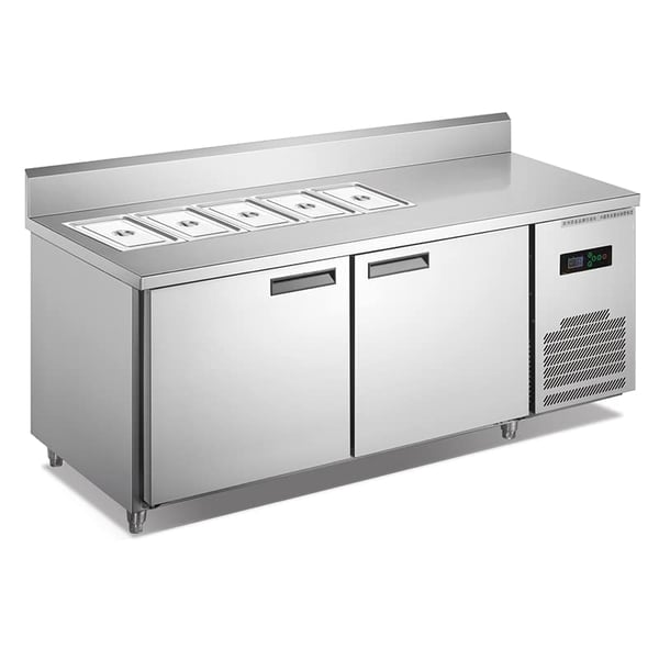 Doppeltür-Gefrierschrank mit Arbeitsplatte WF180D2AS