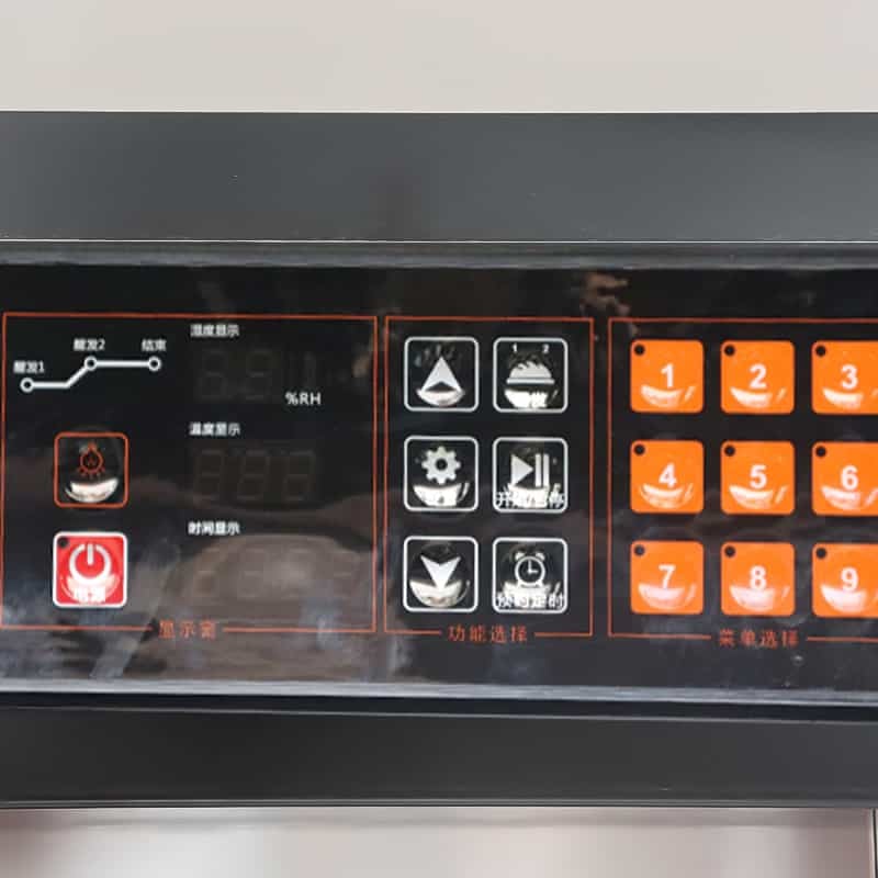 bakery proofer cabinet control system