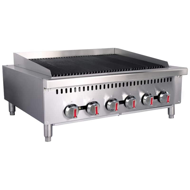 ที่ดีที่สุด 6 Burner Commercial Gas Charbroilers CM-HWRC-36