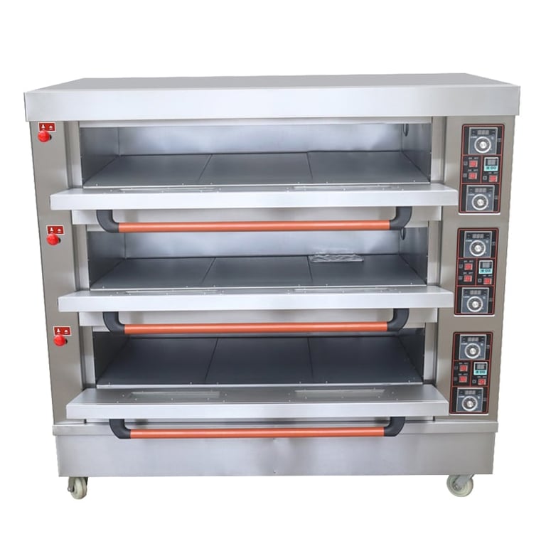 cheap commercial bakery oven 3 deck CM-RQHX-3B