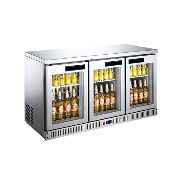 холодильник для бара с 3 дверями для профессионального использования CM-BF14C3-GL