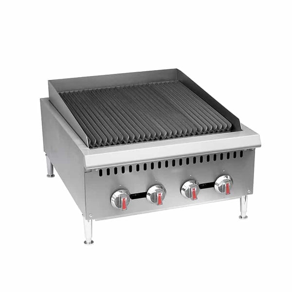 cocina de gas profesional de 4 quemadores GCB-24