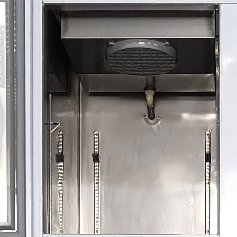 commercial 4 door refrigerator fan