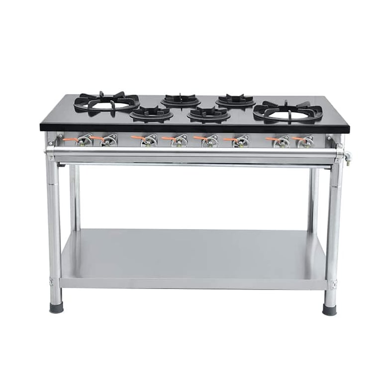 commercial 6 burner Asian range CM-2L4S