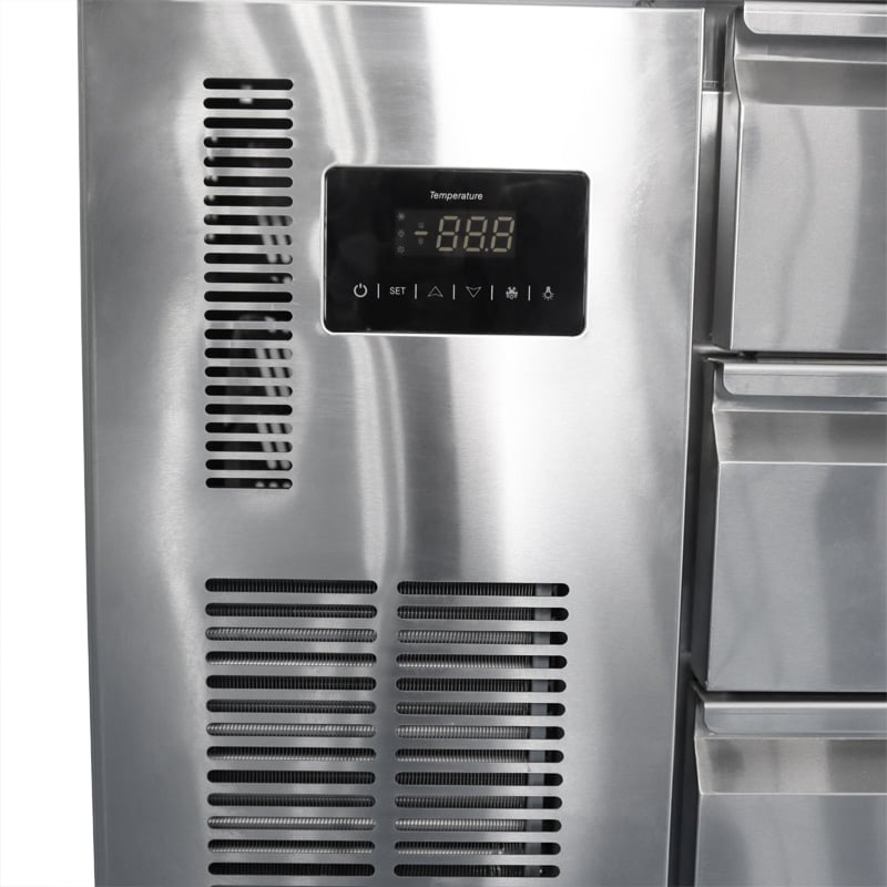 commercial Prep Refrigeration panel