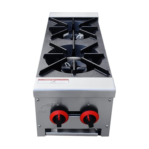 commercial countertop 2 burner gas range CM-HS-2