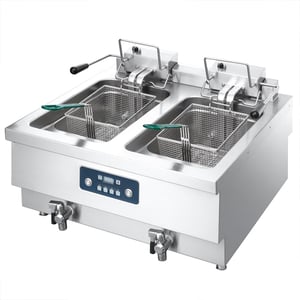 commercial countertop deep fryer CM-NTT10-2E