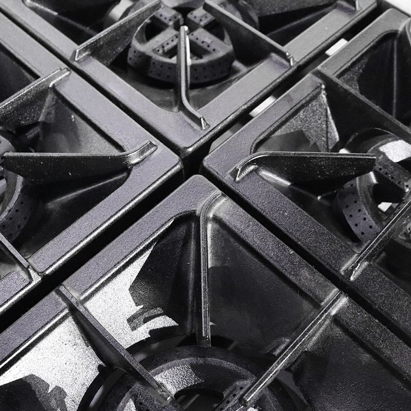 commercial countertop gas range burner