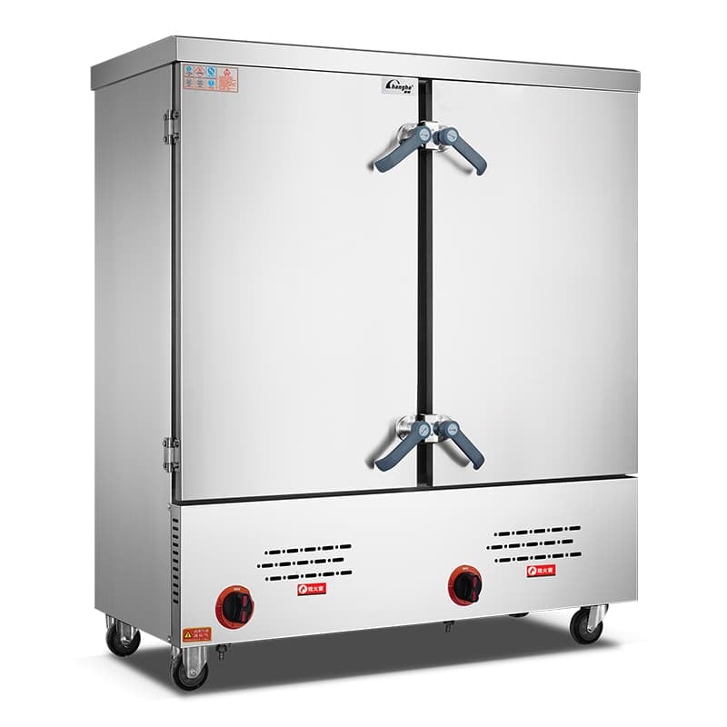 Double Door Commercial Gas Steamer CMFA24 Industrial Food Steamer