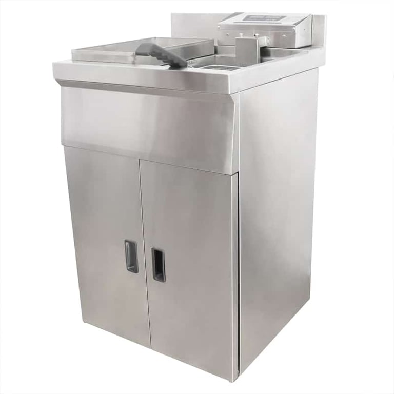 friteuse au sol double porte professionnelle CM-EF-181A