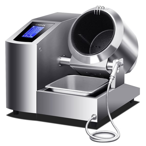 komersial drum mesin masak Desktop Intelligent Electric Cooking Machine CM-TGQ30