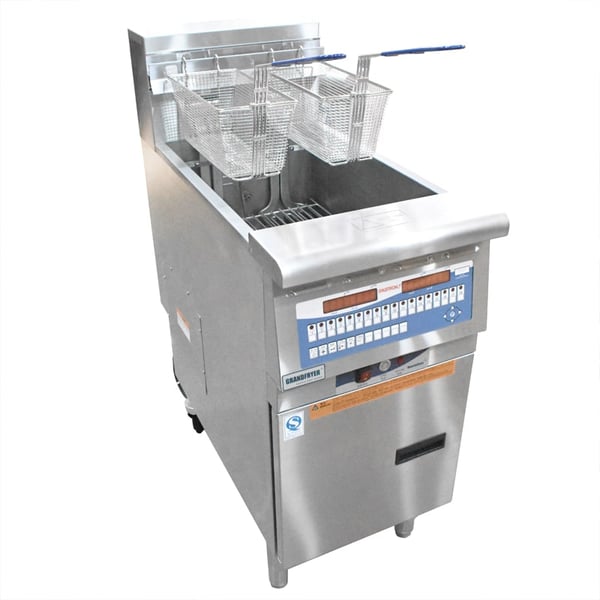 lantai komersial deep fryer NTP14E