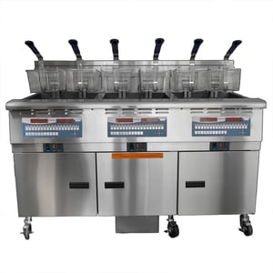 commercial floor electric deep fryer NTP184-3EF