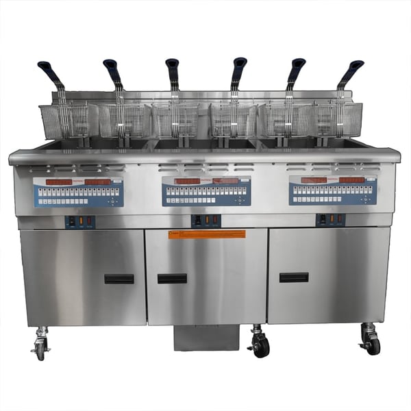 commercial floor electric deep fryer NTP184-3EF