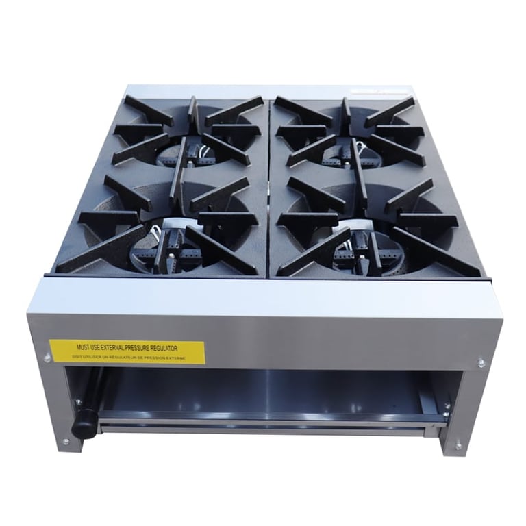 commercial gas countertop stove manufacturer CM-HS-4