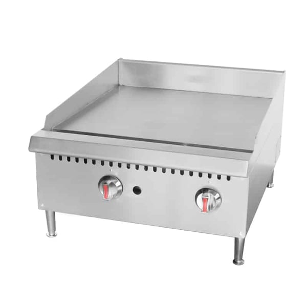 Gas-Grill-Arbeitsplatten-Flachgrill für Gewerbe CM-GG-24T