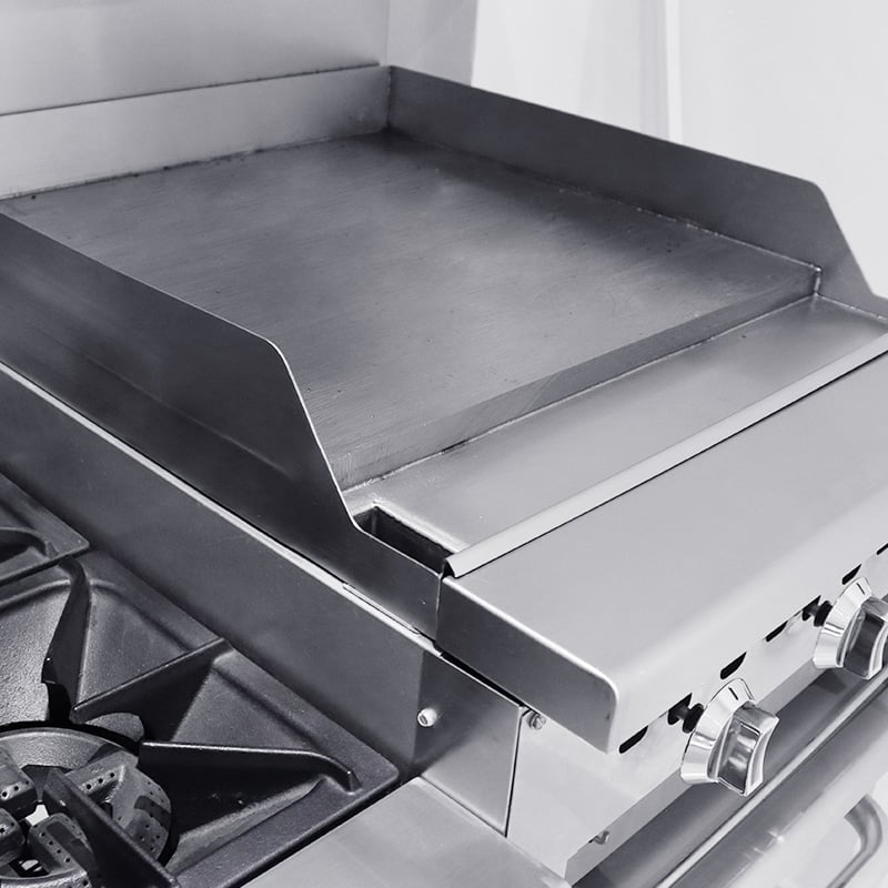 kommerzieller Gasherd flaches 24-Zoll-Grilldesign