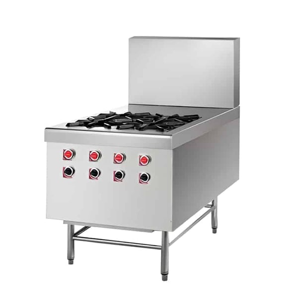 fornello a gas professionale per ristorante CM-OB-4-A