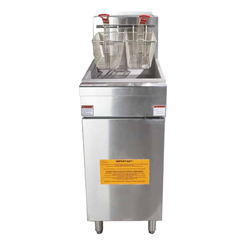 Commercial Deep Fryer Gas Single-Tank Commercial Fryer Gas