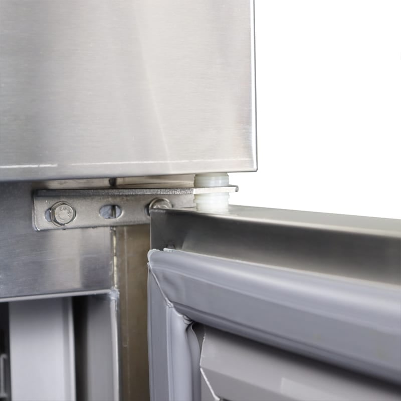 commercial reach in freezer door