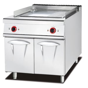 gril plat en inox professionnel CM-EG-886C