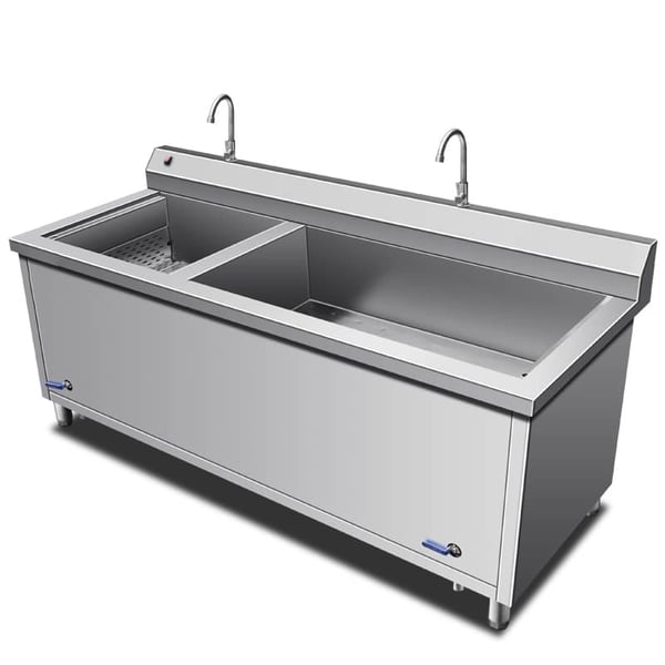 convenyor dishwasher with Pond cleaning1