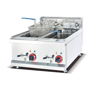 countertop commercial 2 tank fryer DF-685