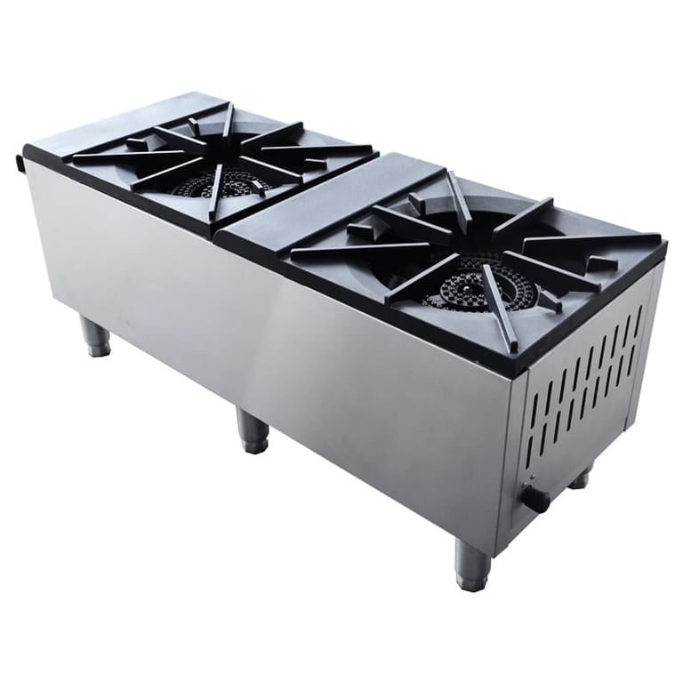 bếp gas thương mại có mặt bàn 2 đầu đốt CM-HS-1D