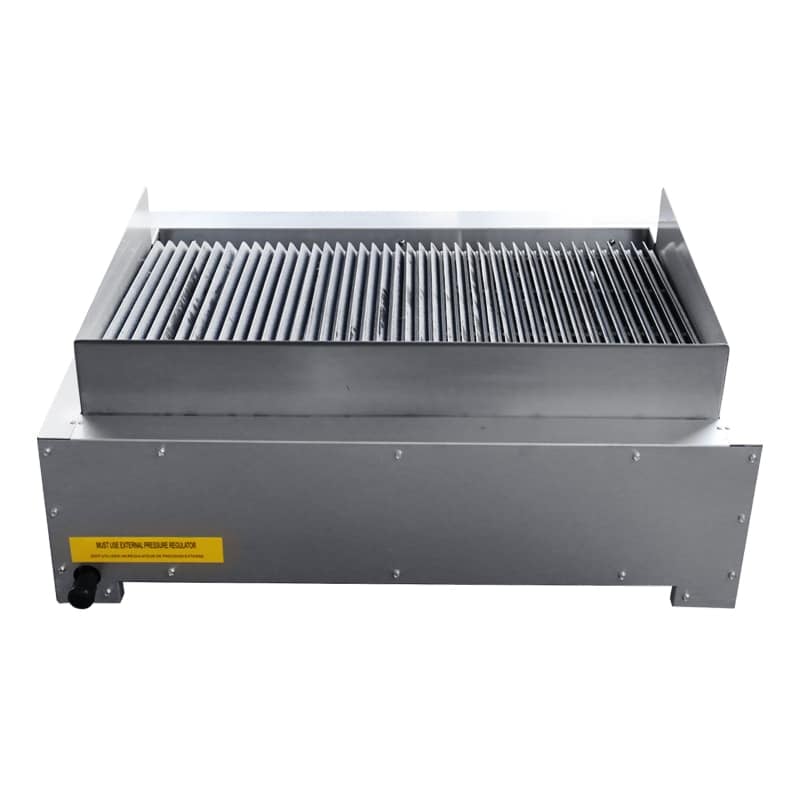 countertop gas 6 burner charbroiler komersial untuk restoran CM-HRC-36