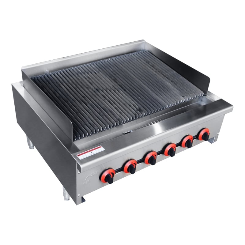 pengilang charbroilers komersial gas countertop CM-HRC-36