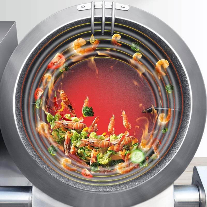 desktop intelligent electromagnetic cooking machine pot