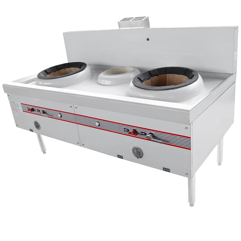 double burner wok range CM-2C1W-002-1