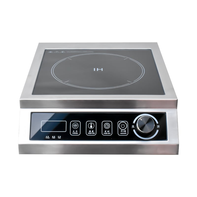 Best Commercial Induction Range CM-HJ-5000P+5000A Flat and Concave Induction  Cooker Chefmax