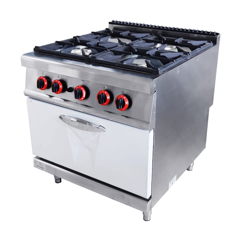 Commercial 4 burner gas deals stove with oven