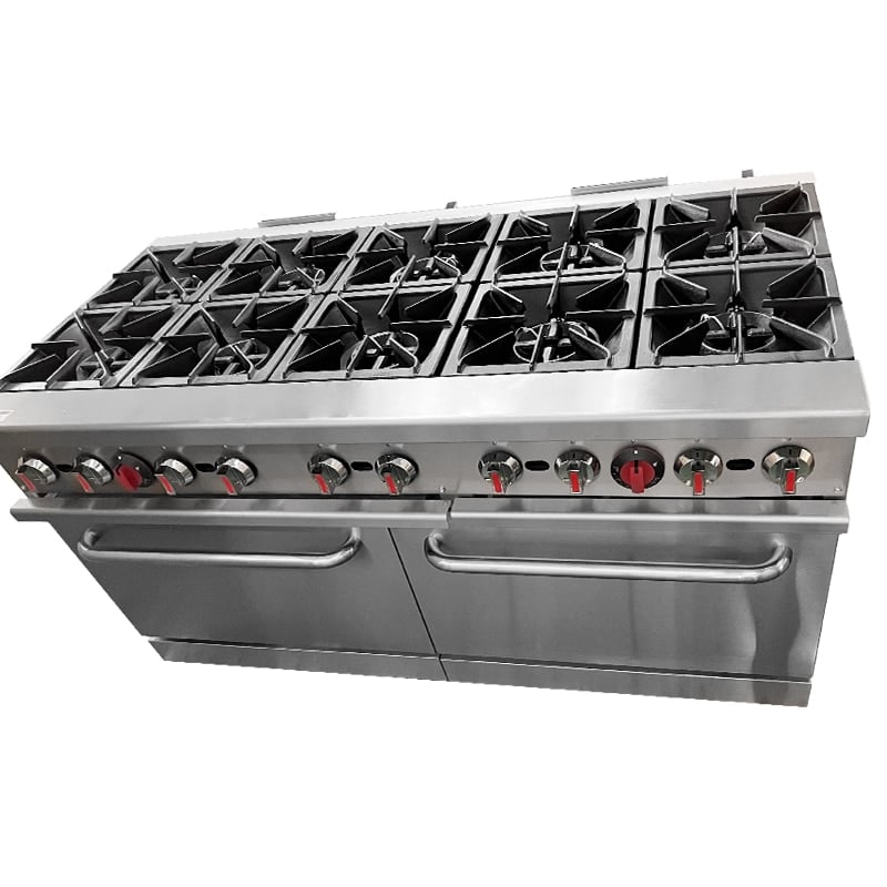 cuisinière à gaz 10 brûleurs CM-HFSO-60