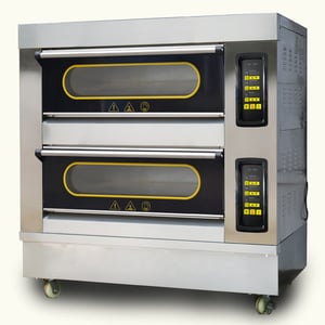 High-End-Elektroofen CM-RFL-24ED mit 2 Decks und 4 Einschüben für den gewerblichen Gebrauch