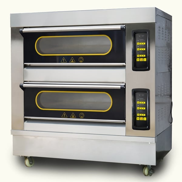 Forno elettrico professionale di fascia alta a 2 piani e 4 teglie CM-RFL-24ED