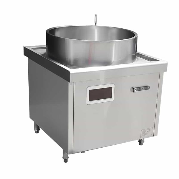 large commercial stainless steel stock pots