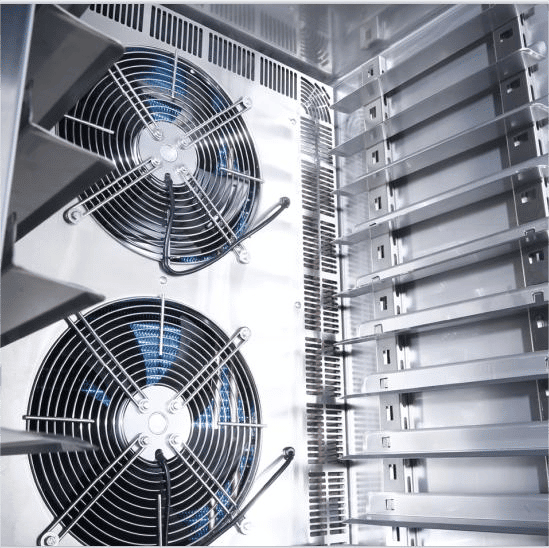 self contained blast chiller Internal