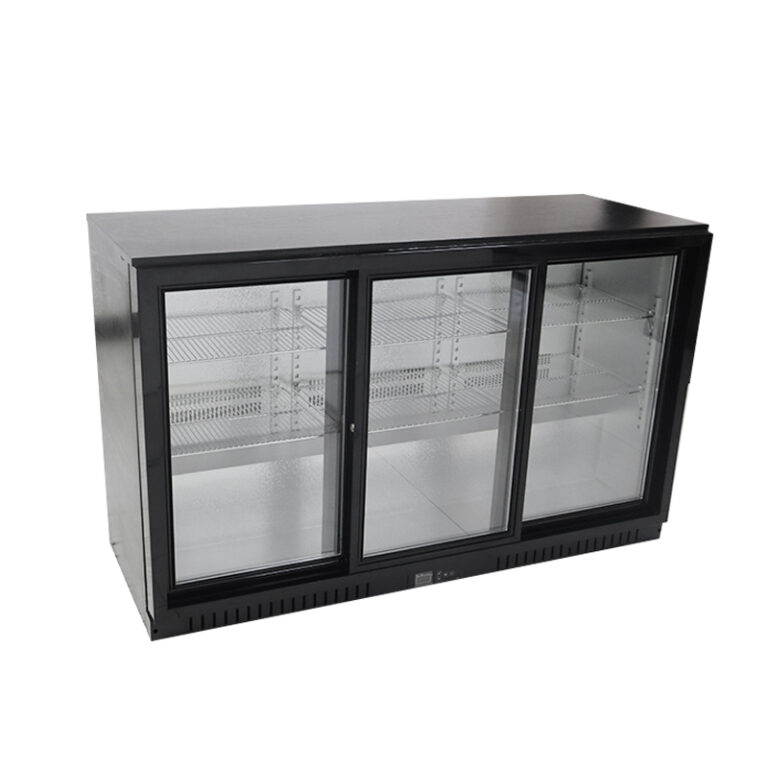 Back Bar Cooler 3 Sliding Doors
