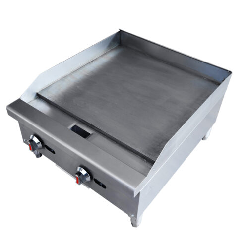 Restaurant Tabletop Griddle Double Burner Industrial Gas Griddle