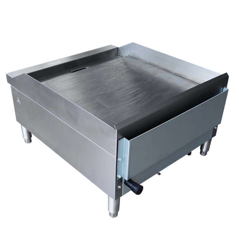 vỉ nướng bằng gas thương mại mặt bàn nướng phẳng
