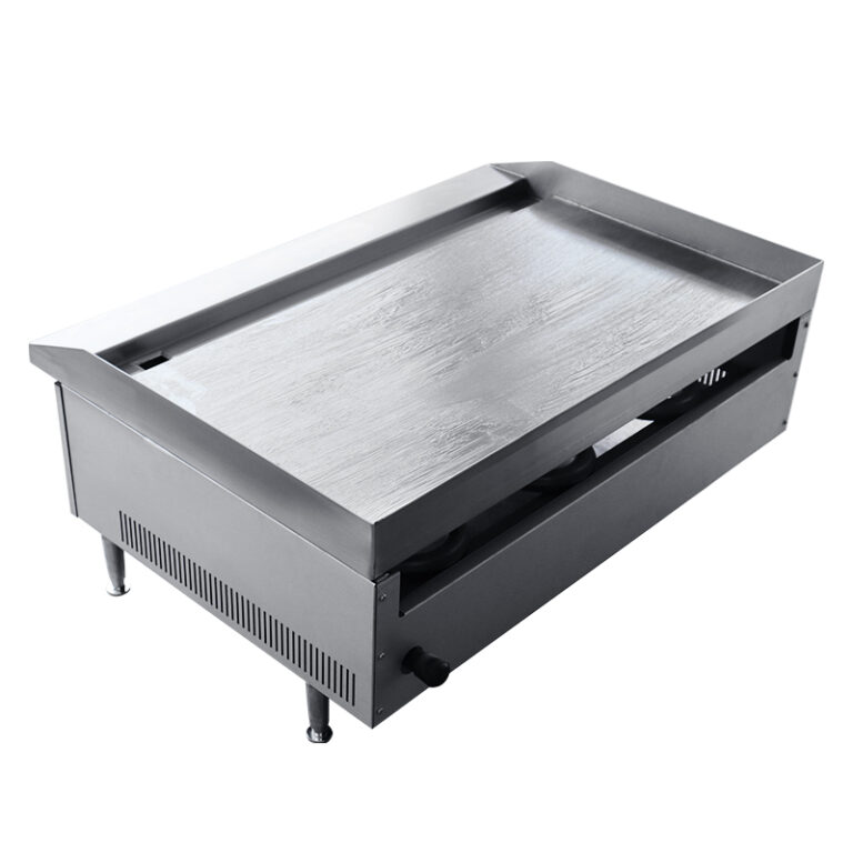 commercial kitchen gas grill with 3 burner