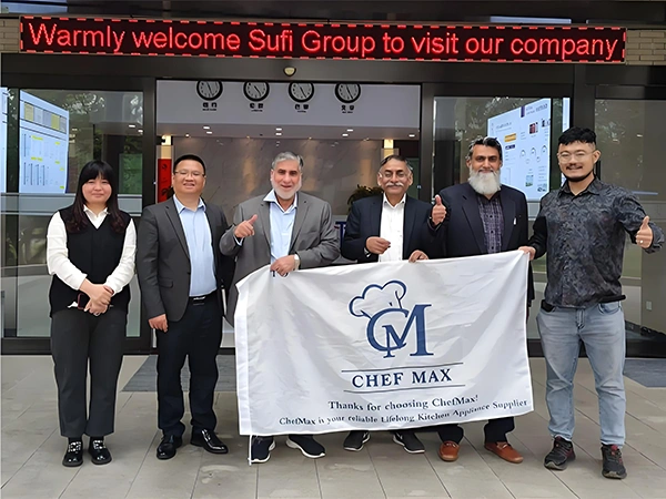SUFI visit Chefmax fried chicken fast food restaurants Factory