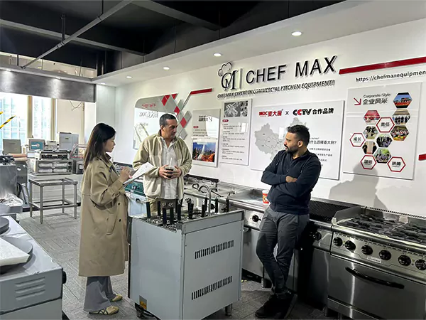 Jcafe visit Chefmax Showroom.