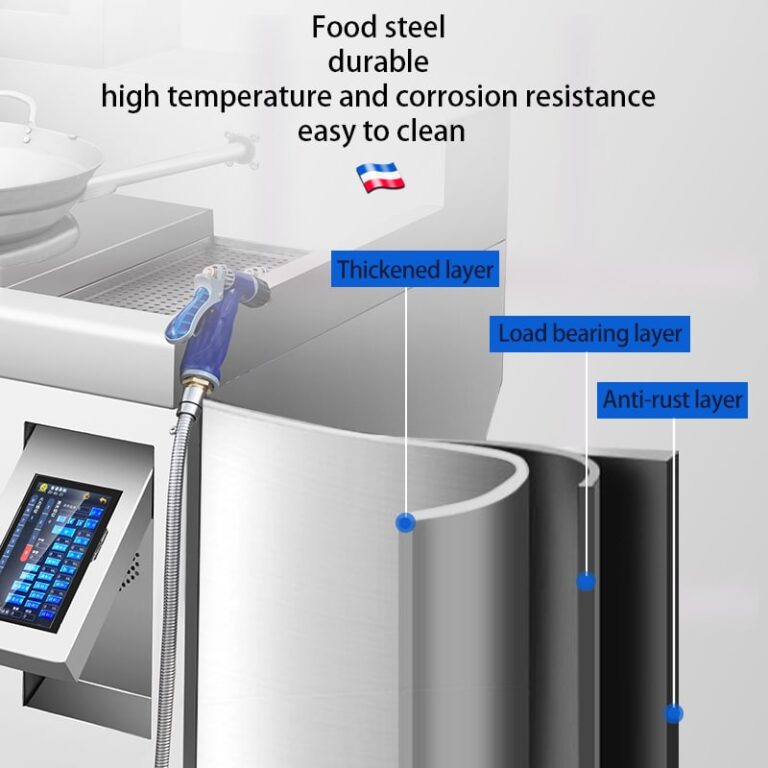 Máquina de cocción de tambor para saltear eléctrica comercial