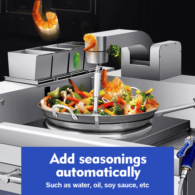 Máquina robot de cocina con tambor antiadherente inteligente comercial Especias CM-15KW-ZXCA