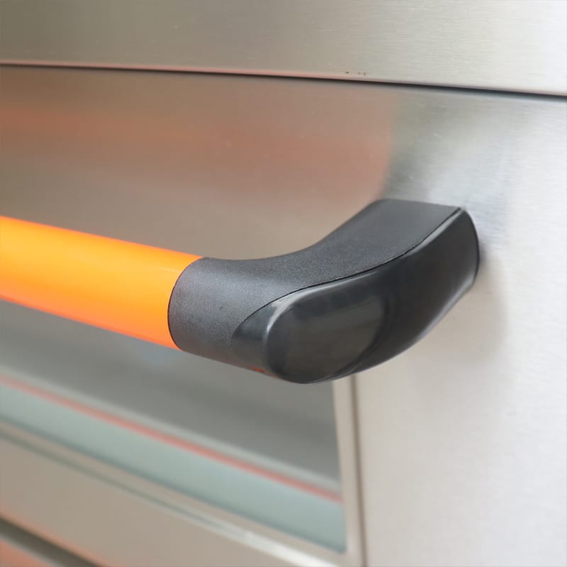 เตาอบเชิงพาณิชย์ที่มีด้ามจับโค้งมน