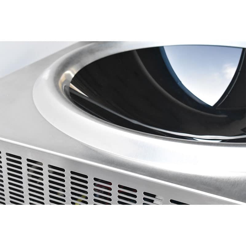 Induction concave stove